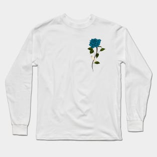 Blue flower Long Sleeve T-Shirt